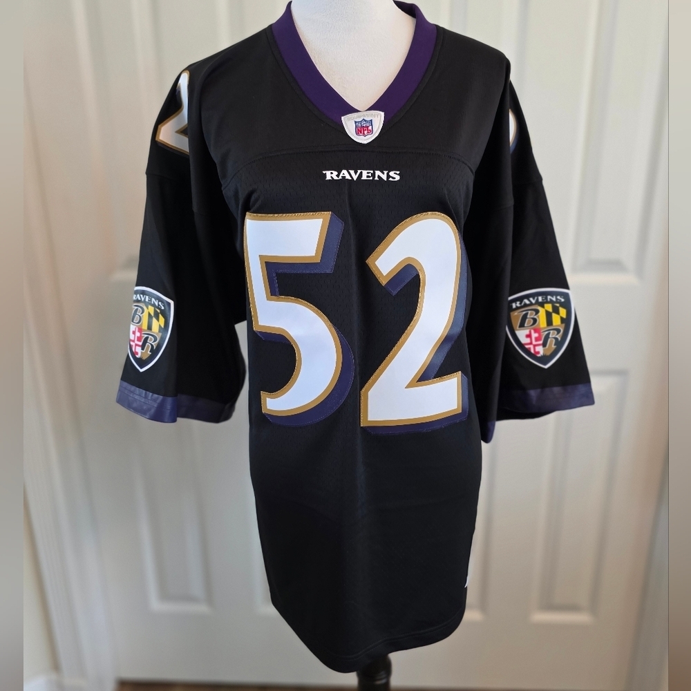 Mitchell & Ness Baltimore Ravens Ray Lewis #52 NFL Legacy Jersey 48 XL Throwback - Picture 1 of 12